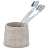WENKO Villena 24813100 - Portaspazzolino 7,4 x 9,5 x 7,4 cm, colore: