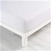 U10 Douceur d'Intérieur Lenzuolo con angoli per 2 persone, cotone, bianco,
