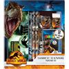 kids Jurassic World SET CANCELLERIA SCUOLA BAMBINI ASTUCCIO QUADERNI MATITE GOMMA