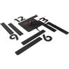 Orologio da parete decorativo a muro a specchio in acrilico 1pc nero senza