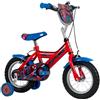 Marvel Bicicletta per Bambini con Rotelle 12" Spiderman Rosso Freni Caliper