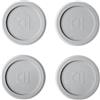 Electrolux E4WHPA02 Piedini Antivibrazione Universali per Lavatrice, Grigio