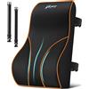 POOTACK Lombare Sedia Ufficio, Cuscino Supporto in Memory Foam, Cuscino Lombare