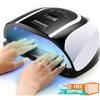 JODSONE Lampada a Due Mani per Unghie in Gel a LED UV Asciugatrice Da 120W Con 54 Perle