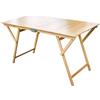 FRASM TAVOLO LAURA PIEGHEVOLE STRISCE IN LEGNO DI FAGGIO 70X140 CM NATURALE FRASM 6100