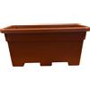 artplast Fioriera artplast vaso rettangolare Maxi piante e fiori colore cotto 80x38x38 cm
