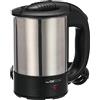 Clatronic WKR 3624 - Bollitore da viaggio, in acciaio INOX, colore: Nero