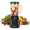 Aigostar Frullatore Elettrico, Frullatore da Tavolo con 1.5L Vaso in Vetro Termo