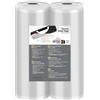 Vpcok Direct Sacchetti Sottovuoto Alimenti Rotoli 28/28x600cm(12m), Goffrato Sacchetti Sottov