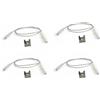 HS PRODUCTS Candeletta Accensione Piano Cottura Gas Universale 4 Pezzi - Elettrodo Accension
