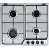 De Longhi Piano cottura 4 Fuochi incasso a gas L 60 cm col Inox YAF 46 ASV