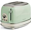 Ariete Tostapane 2 Fette 810 Watt 6 Livelli di cottura Verde 155 Toaster Vintage