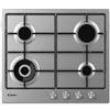 CANDY CHW6BR4WPX PIANO COTTURA 4 FUOCHI 60 CM IN ACCIAIO INOX
