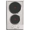 GLEM GT320IX PIANO COTTURA ELETTRICO ACCIAIO INOX 2 ZONE DI COTTURA