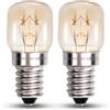Morotty Lampadina Forno E14 T22 25W Luce Calda 2700K, 300℃ Tollerante, AC 220-24