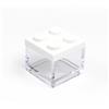 Arteplastica Manzoni Home - Contenitori Mattoncino - Set da 24 Pezzi Colore Bianco -