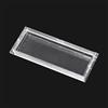 Wiltec Vetrino portanome 69x25mm per cassetta postale targhette 64x27mm