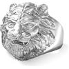 GUESS Anello uomo LION KING JUMR01307JWYG acciaio inossidabile dorato testa leone, Única, Metallo, Nessuna pietra preziosa, fr_CA