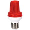 Velleman HQ-Power Mini Lampada Flash LED con Attacco E27, LED SMD2835 (3014), Potenza 3W, Genera 40 Lampeggi/Minuto, Angolo Fascio 360°, Impermeabile IP56, 230 V~ 50 Hz, Rosso