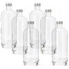 BrandPrint Artemide Set di 6 Bottiglie in Vetro da 1 Litro Tappo a Vite