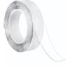 Hedontachy - Nastro biadesivo extra forte, 3 m, trasparente, lavabile,