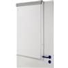 MAUL Lavagna flipchart MAULoffice wall bianca magnetica salvaspazio | parete o porta, superficie magnetica scrivibile, acciaio robusto, vaschetta integrata, strappo facile