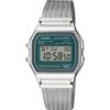 Casio Orologio Unisex Casio Vintage A158WEM-3EF Con Cinturino Maglia Milanese