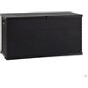 BAULE ESTERNO MULTIUSO RESINA EFF. RATTAN ANTRACITE 120x56xH63 CM 420 LT TOOMAX