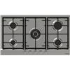 FOSTER 7017032 PIANO COTTURA 5 FUOCHI INOX SPAZZOLATO 90 CM