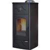 LAMINOX VICTORIA IDROVENTILATA PLUS TERMOSTUFA ACQUA SANITARIA 28 KW ANTRACITE