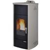 LAMINOX TINA IDRO PLUS TERMOSTUFA A PELLET 20 KW AVORIO