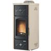 LAMINOX VICTORIA IDRO PLUS TERMOSTUFA A PELLET 28 KW AVORIO