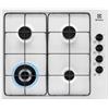 ELECTROLUX EGS6414W PIANO COTTURA GAS 60 CM 4 FUOCHI TRIPLA CORONA BIANCO