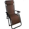 CICA Sedia Sdraio Reclinabile Poltrona Comfort Zero gravity Pieghevole acciaio Relax