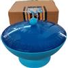 Alessi biscottiera portadolci in resina termoplastica ag02 azzurro