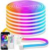 iNextStation Nastro LED RGB 15m, 24V Neon LED con App & Telecomando, Striscia LE