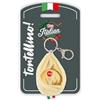 Trudi Peluche portachiavi, idea regalo, gadget turistico food Made in Italy | taglia XXS | Italian icons (Tortellino, 4,5x12x5 cm)