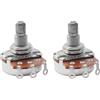 Does not apply Metrico18Mm A250K Potenziometro Audio Taper Pots per Chitarra E Basso(2 Pezzi)