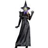 Boland - Costume da strega corvo per adulti, costume di carnevale, set di costumi per Halloween, carnevale e feste a tema