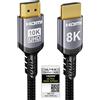 Does not apply 10K 8K 4K Cavo HDMI 2.1 48Gbps 1 Metri, Certificato Ultra Alta Velocità Cavi HDM