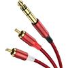 Does not apply Cavo Audio Da 1/4 Di Pollice TRS a Doppio RCA, Cavo Splitter Audio Stereo Da 6,3