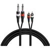 Sinextesis Cavo audio 2 RCA - 2 Jack mono 1,5 mt SINEXTESIS LC177-1,5