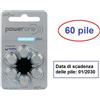 Power-One 60 pile Power one Implant plus 675 PR44 per impianto cocleare cochlear