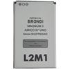 L2M1 Batteria per Brondi Magnum 3 Cellulare Dual Sim Brondi Amico N°Uno GSM