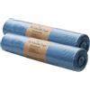 The Sustainable People Sacchi per rifiuti recycling 120 L, realizzati al 90% in plastica riciclata, certificati Blauer Engel, rotoli da 25, tipo 60 extra, 700 x 1100 mm, 120 L, 30 µm (25 sacchi)