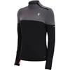 Macron Run Fcc Delia 1/4 Zip Sweater Woman Blk/Mgry Felpa Running Donna