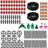 HAXIHA 220PCS Kit per Irrigazione a Goccia,Impianto Irrigazione Giardino,20M+20M