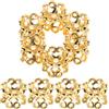 10 PCS Forniture Per Perline Perle Distanziali Fiori Tappo Del Tallone