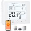 ANFEL CRONOTERMOSTATO WIFI PROGRAMMABILE SMARTPHONE APP ALEXA TERMOSTATO CALDAIA DA PA