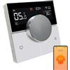 KETOTEK Termostato WiFi 3A per Caldaia Gas/Acqua Riscaldamento a Pavimento Intel